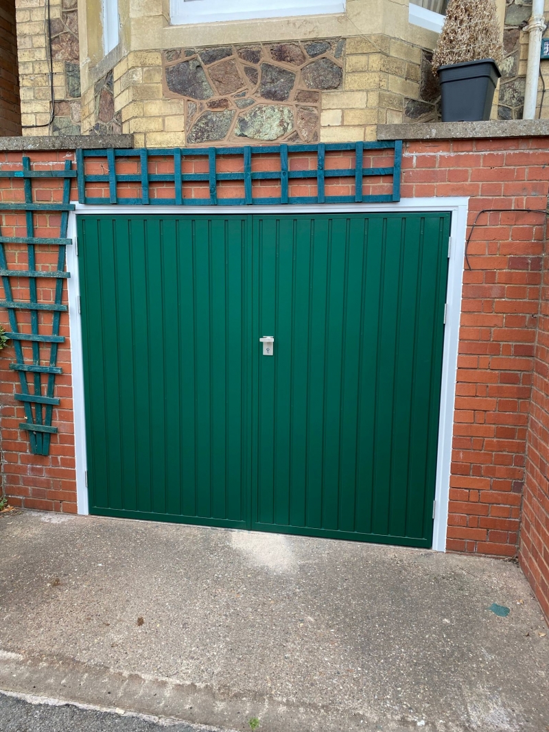 Select Side Hinge door in Moss Green